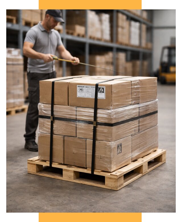 Упаковка и паллетирование грузов от 3543 р. | СетСервис-Стд