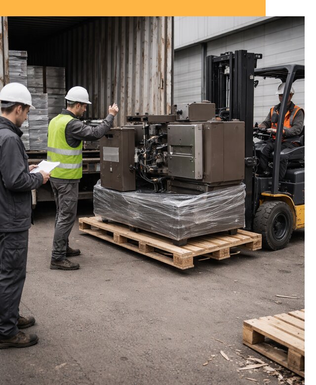 Доставка промышленного оборудования из Европы от 45554