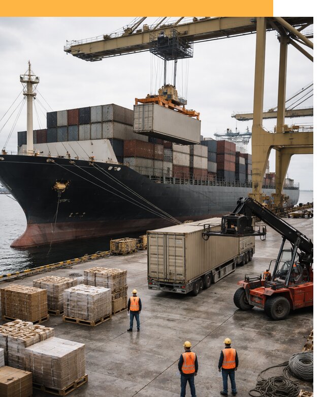 Морские перевозки из Индии: доставка FCL/LCL, таможня от 121476