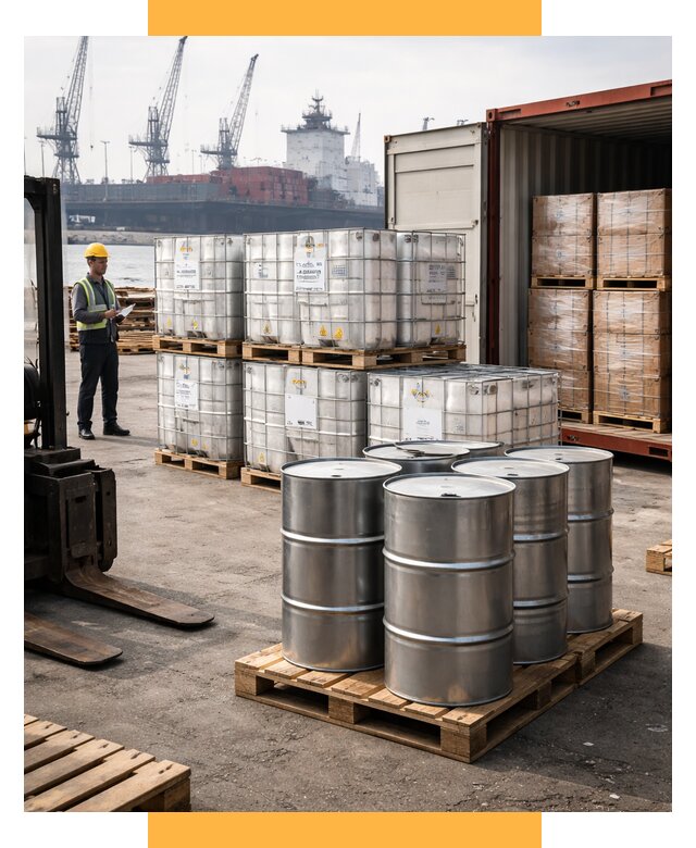 Доставка химического сырья из Индии от 253075 р. | СетСервис-Стд