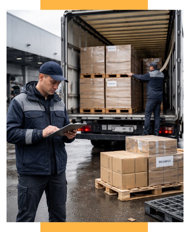 Доставка грузов из Беларуси от 15185 р. логистика СетСервис-Стд