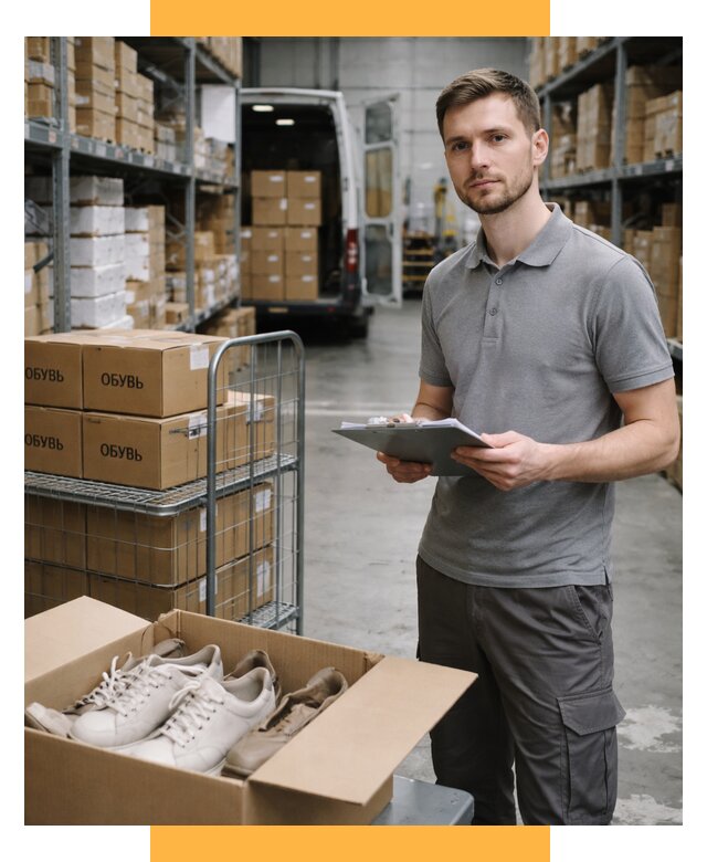 Доставка обуви из Китая и Турции от 4555 р. СетСервис-Стд