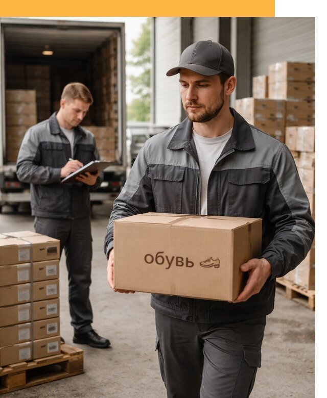 Международная перевозка обуви с таможенным оформлением от 4555