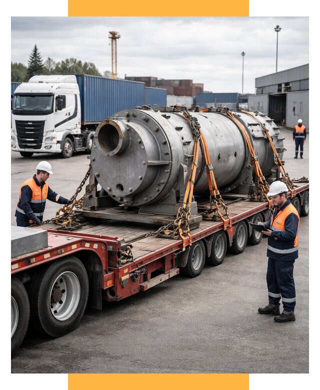 Перевозка тяжеловесных грузов под ключ от 151845 р. | СетСервис-Стд