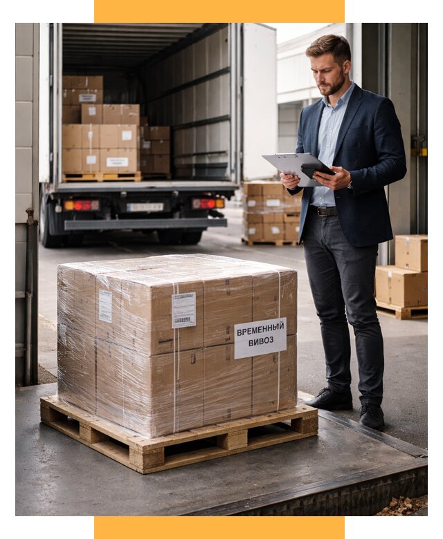 Временный вывоз товаров под ключ от 8098 р. | СетСервис-Стд