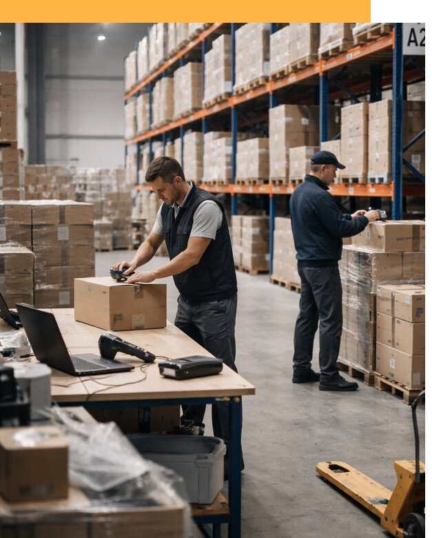 Склад консолидации в Европе: хранение, сортировка от 6580